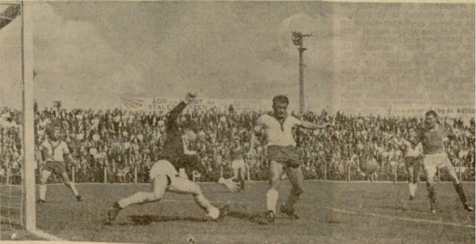 1962 ADO tegen Wuppertal SV niet verder dan 1-1