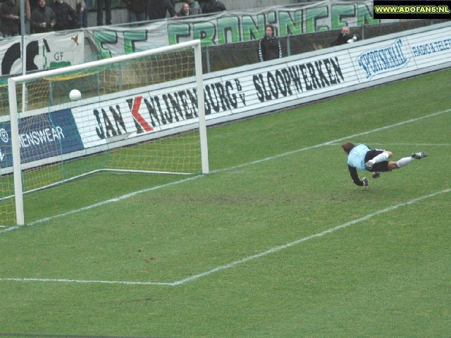 23 januari 2005 ADO Den Haag onderuit tegen effectief FC Groningen