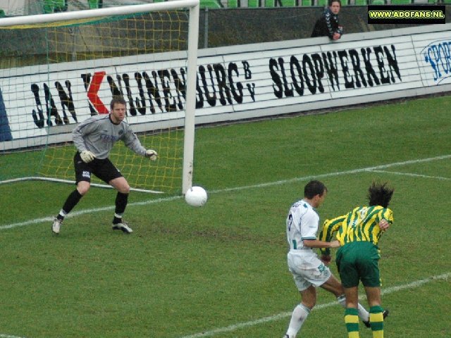 23 januari 2005 ADO Den Haag onderuit tegen effectief FC Groningen