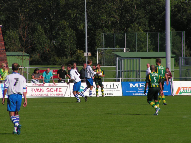 Oefenwedstriijd Westlands elftal ADO Den Haag