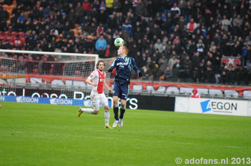 Foto's  en verslag Ajax - ADO Den Haag  24-02-2013