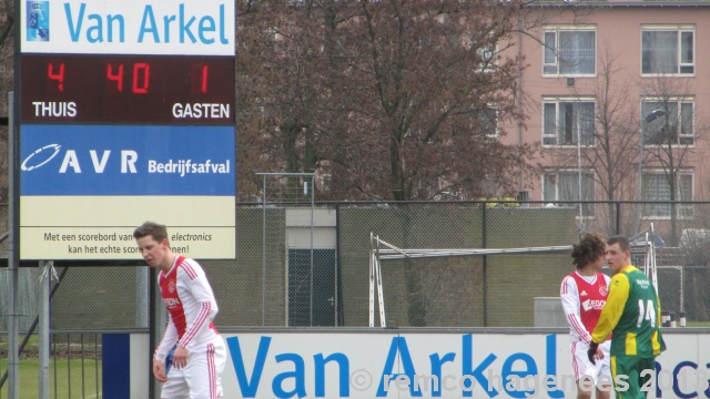 fotoverslag ADO Den Haag B2 Ajax B2 eindstand 4-1