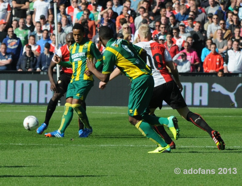 Wedstrijd Feyenoord ADO Den Haag 29 september 2013