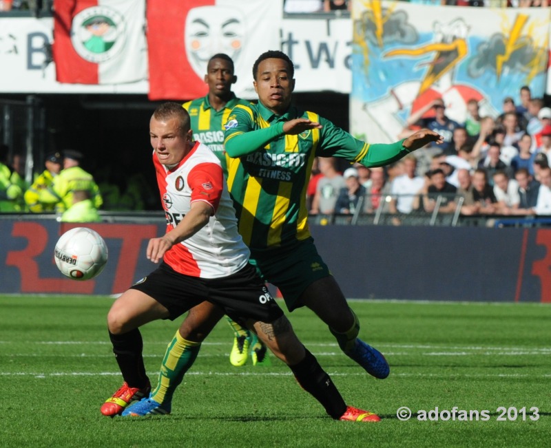 Wedstrijd Feyenoord ADO Den Haag 29 september 2013