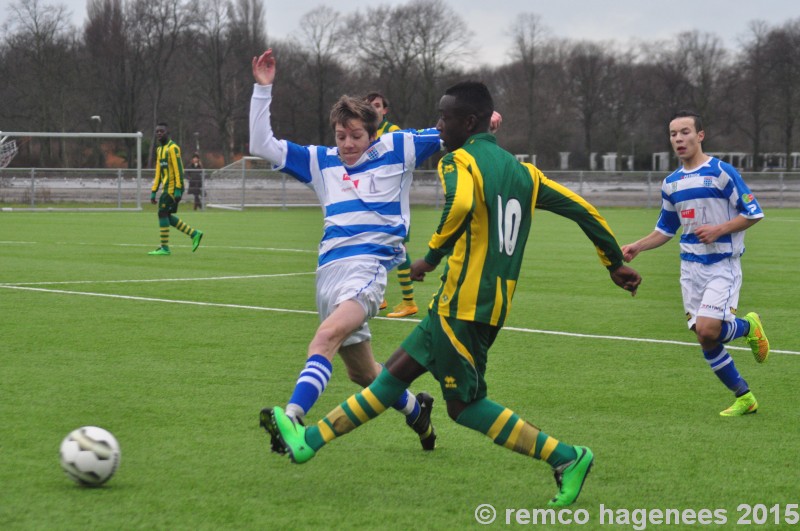 Foto`s wedstrijden ADO Den Haag jeugdopleiding 10 januari 2015