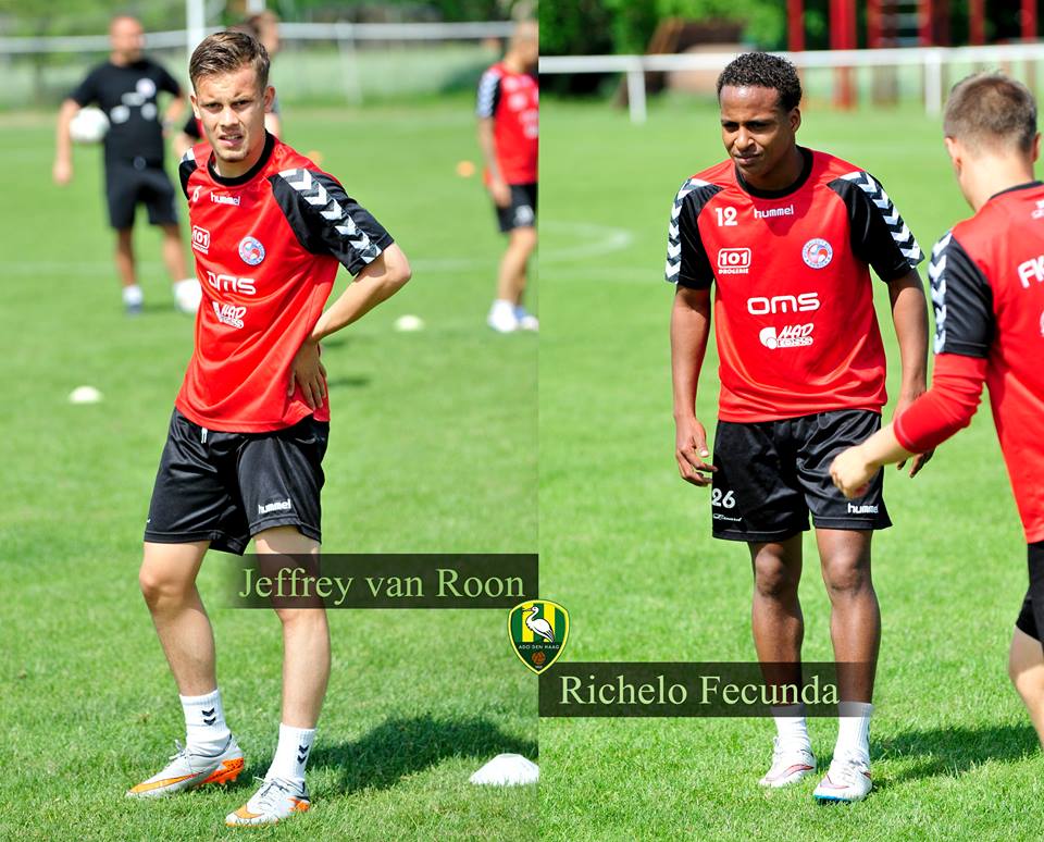 Fecunda en Van Roon, ADO Den Haag spelers op proef bij FK Senica