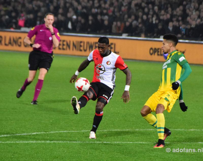 ADO Den Haag verliest met 5-1 knvb-beker Feyenoord