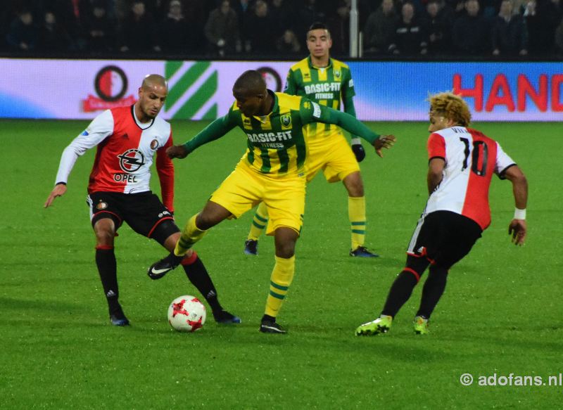 ADO Den Haag verliest met 5-1 knvb-beker Feyenoord