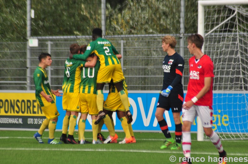 ADO Den Haag O19 tegen AZ Alkmaar O19, eindstand: 2-1 (competitie)