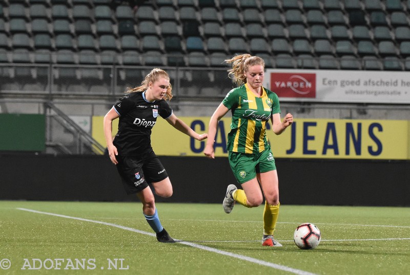 Vrouwenvoetbal ADO Den Haag PEC Zwolle playoffs