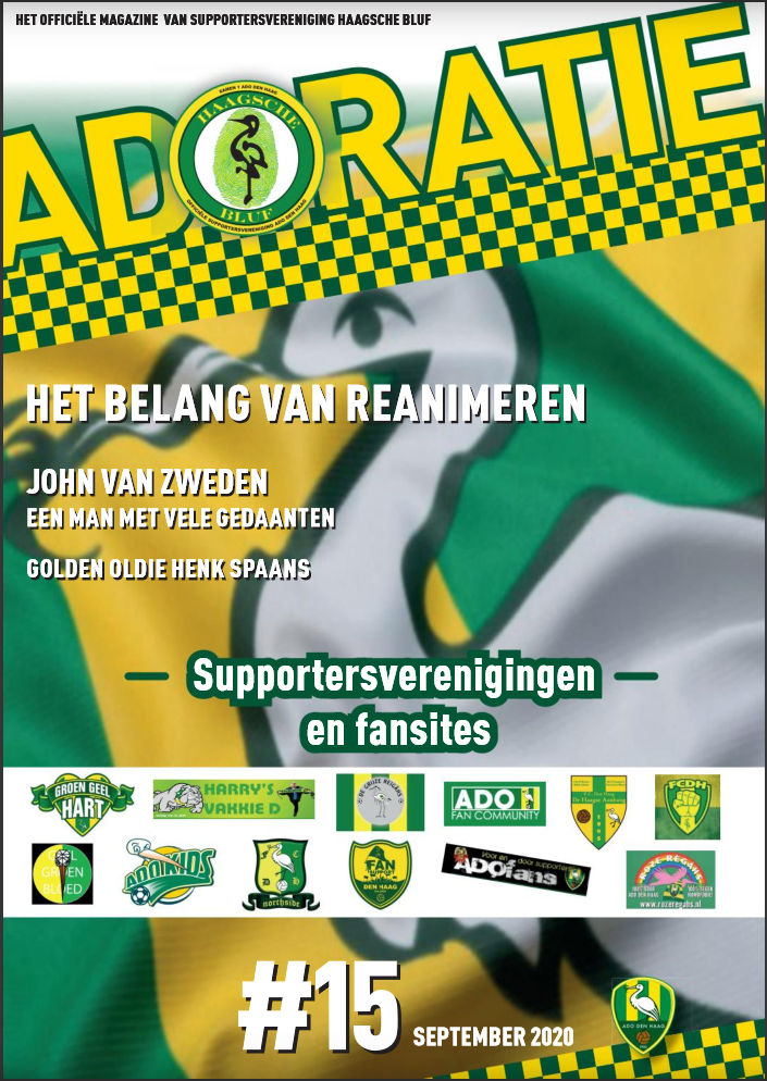 ADOratie, ADO Den Haag supporters magazine september 2020