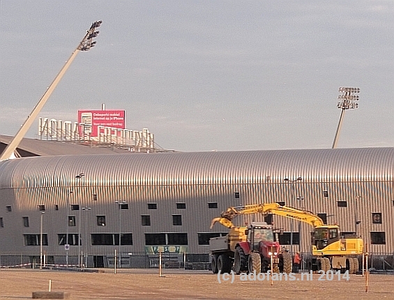 aanleg tweede veld RABO WK Hockey Kyocera Stadion