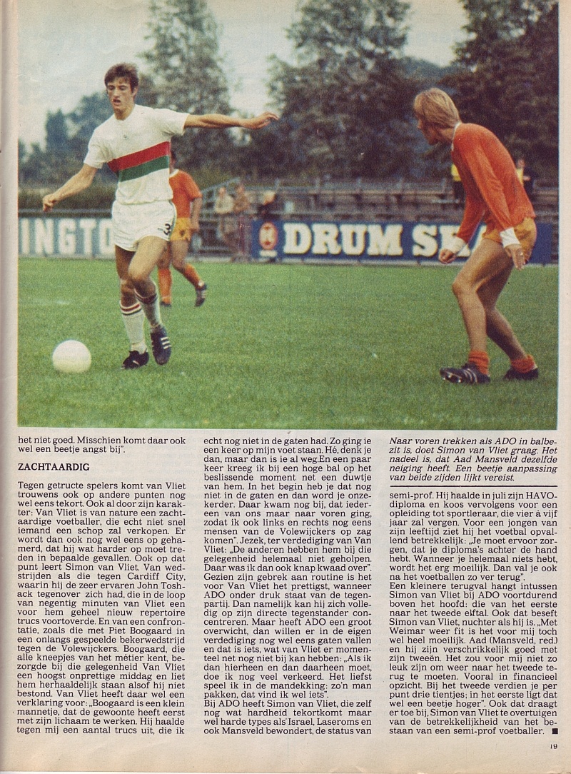 1970 voetballers van morgen:  Simon van Vliet
