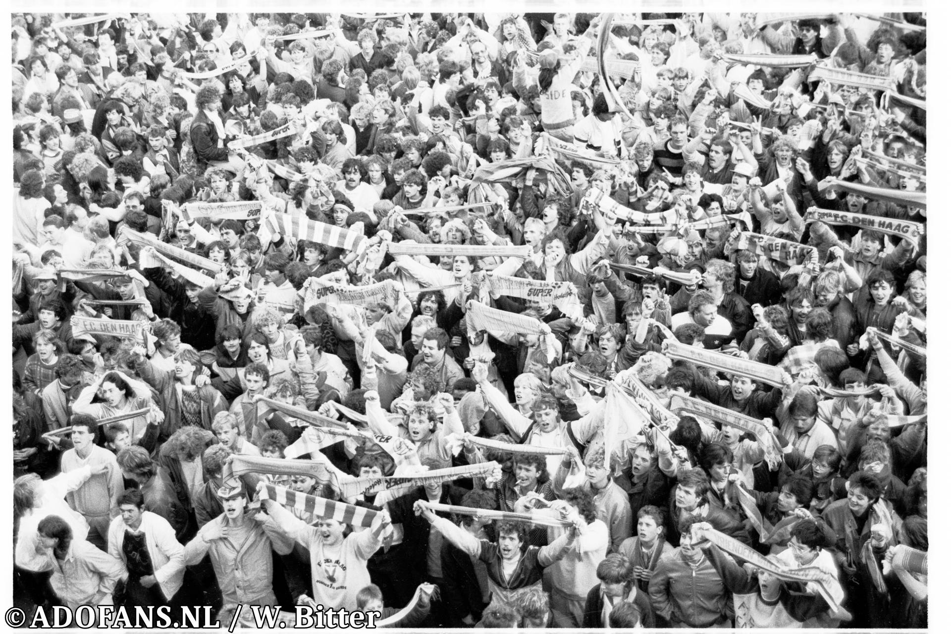 FC Den Haag is ongeslagen kampioen eerste divisie feest op de Javastraat