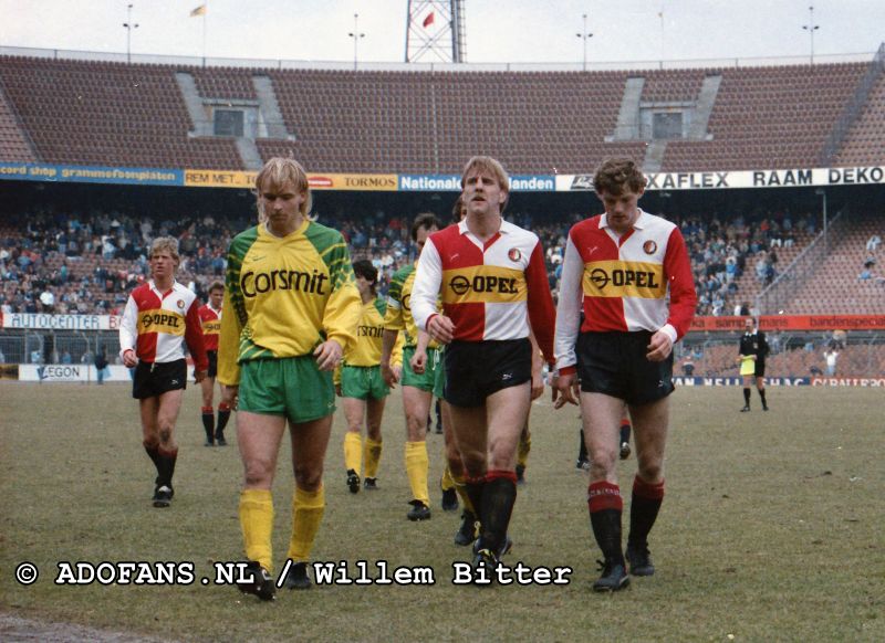 Feyenoord, FC Den Haag, ADO Den Haag, KNVB Beker, 1987