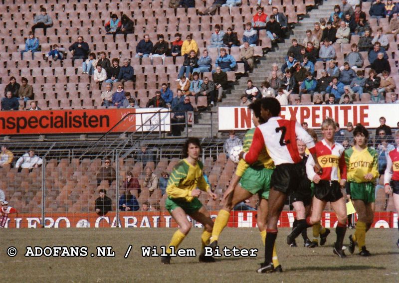 Feyenoord, FC Den Haag, ADO Den Haag, KNVB Beker, 1987