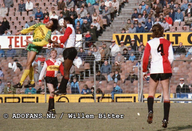 Feyenoord, FC Den Haag, ADO Den Haag, KNVB Beker, 1987