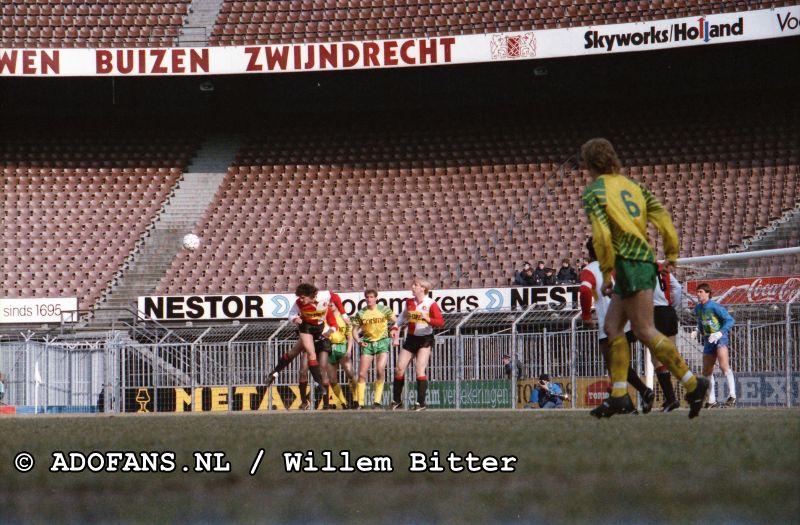 Feyenoord, FC Den Haag, ADO Den Haag, KNVB Beker, 1987