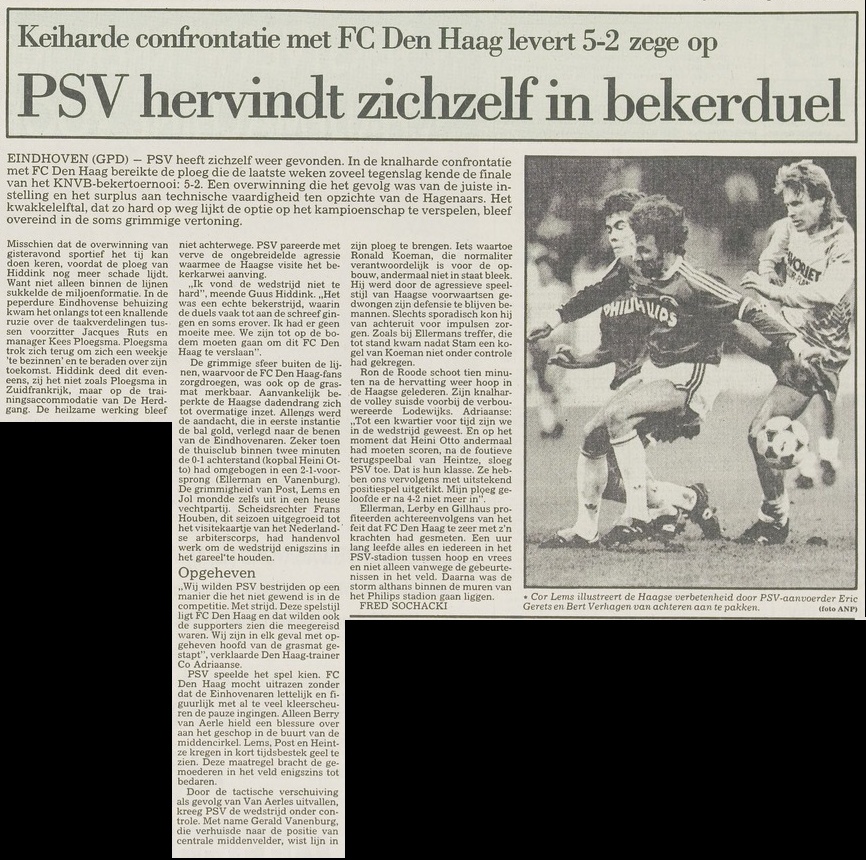 Keiharde confrontatie met FC Den Haag levert PSV 5-2 zege op