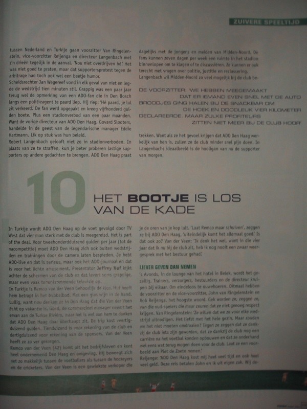ADO Den Haag een kroniek in elf episoden