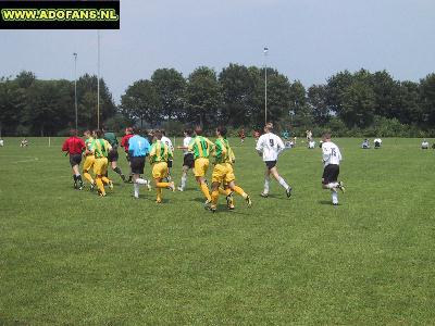 20 juli 2002 Oefenwedstrijd SPV Vlierden ADO Den Haag in Garderen