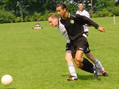 20 juli 2002 Oefenwedstrijd SPV Vlierden ADO Den Haag in Garderen