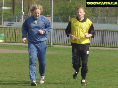 Peter Hofstede traint weer na terug komst bij ADO Den Haag