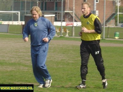 Peter Hofstede traint weer na terug komst bij ADO Den Haag