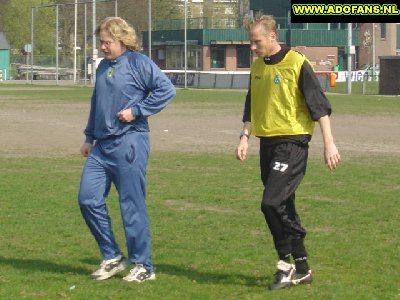 Peter Hofstede traint weer na terug komst bij ADO Den Haag