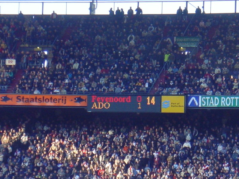 7 december 2003 Feyenoord ADO Den haag