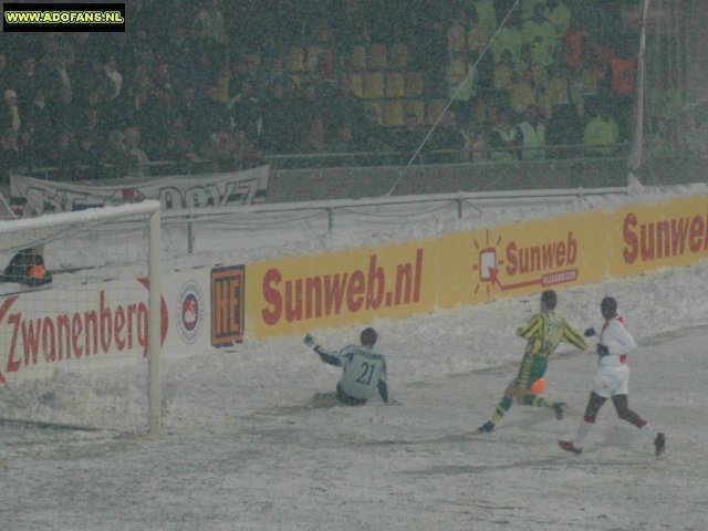 beker wedstrijd ADO Den Haag Ajax