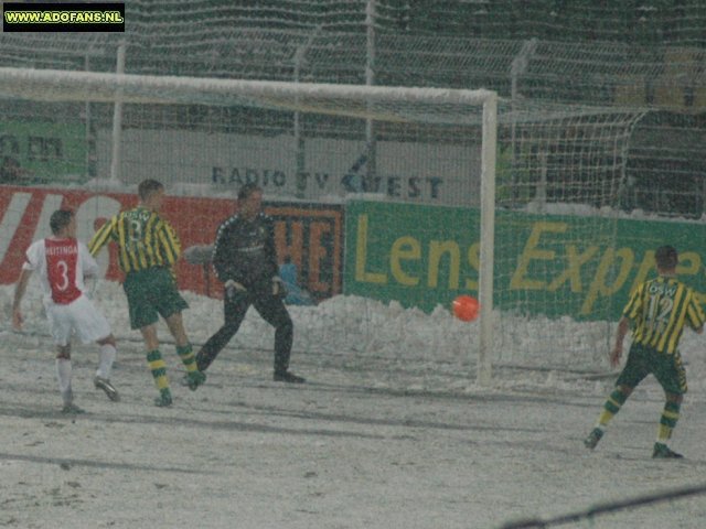 beker wedstrijd ADO Den Haag Ajax