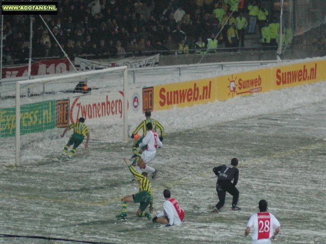 beker wedstrijd ADO Den Haag Ajax