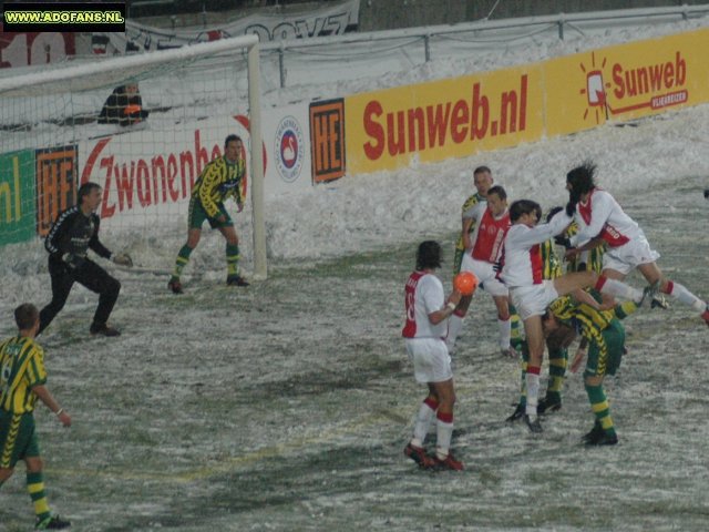 beker wedstrijd ADO Den Haag Ajax