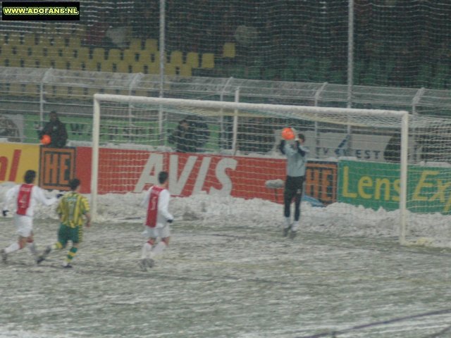 beker wedstrijd ADO Den Haag Ajax