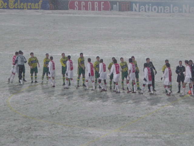 beker wedstrijd ADO Den Haag Ajax