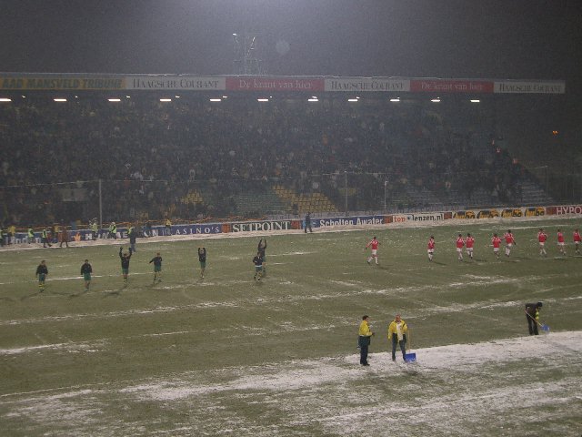 beker wedstrijd ADO Den Haag Ajax