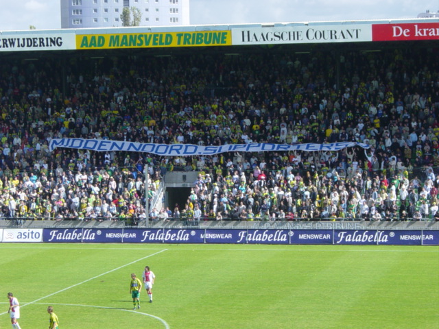 foto's ADO Den Haag  gelijk tegen AJAX 