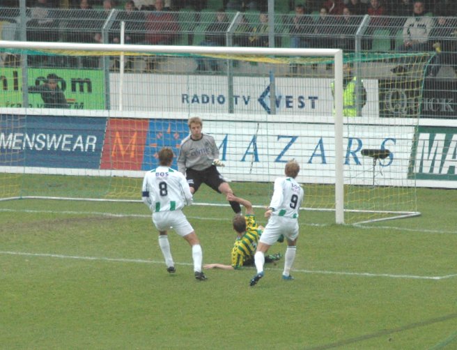 23 januari 2005 ADO Den Haag onderuit tegen effectief FC Groningen