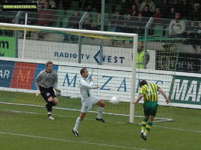 23 januari 2005 ADO Den Haag onderuit tegen effectief FC Groningen