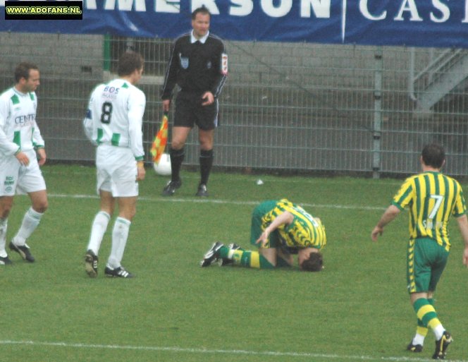 23 januari 2005 ADO Den Haag onderuit tegen effectief FC Groningen