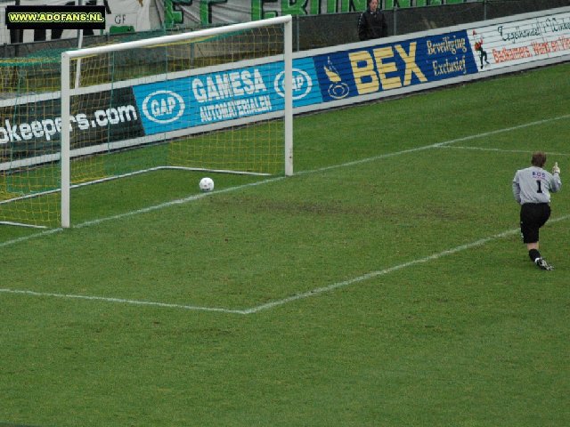 23 januari 2005 ADO Den Haag onderuit tegen effectief FC Groningen