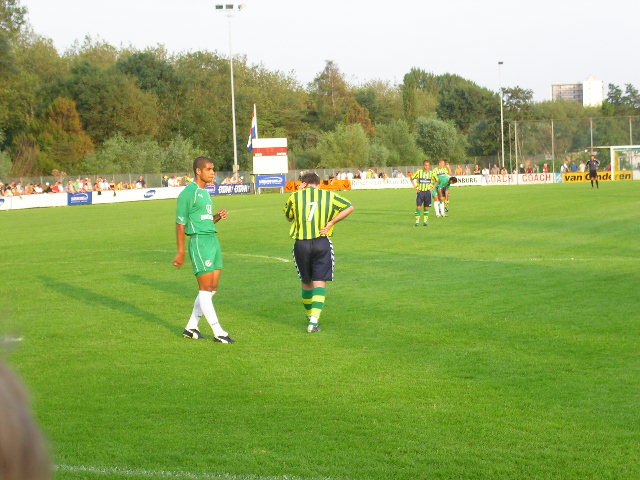 22 juli 2004 oefenwedstrijd  ADO Den Haag Maccabi Haifa