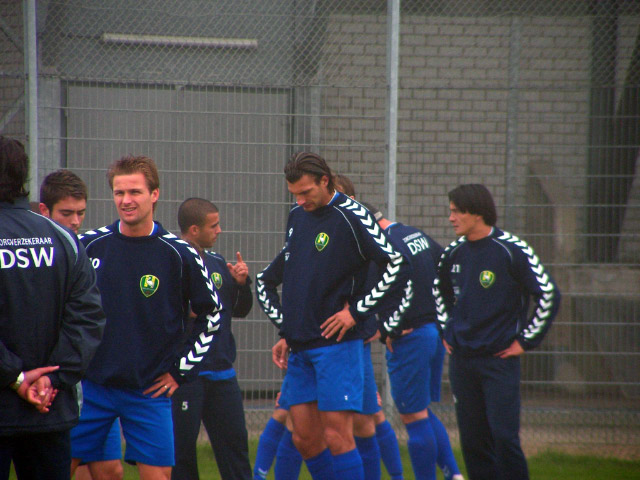 eerste training Edwin de Graaf bij ADO Den Haag