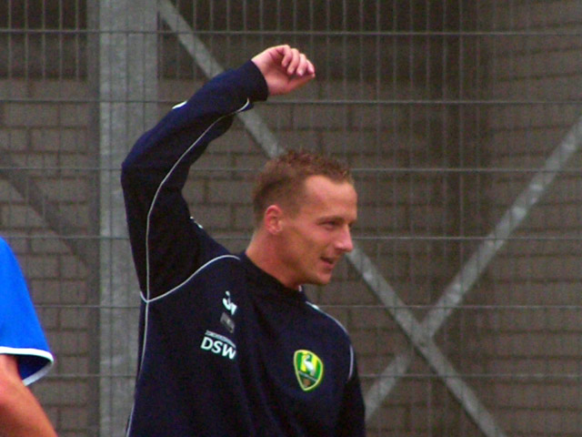 eerste training Edwin de Graaf bij ADO Den Haag