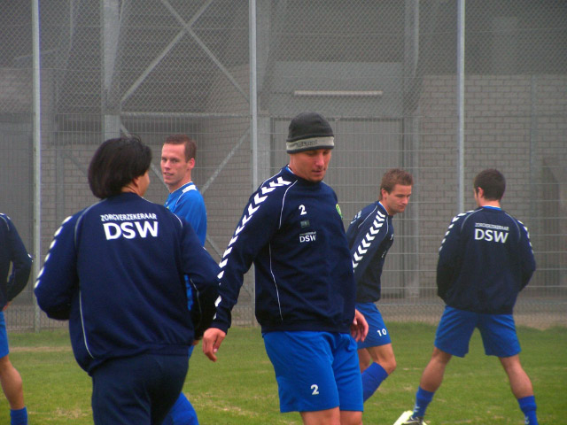 eerste training Edwin de Graaf bij ADO Den Haag