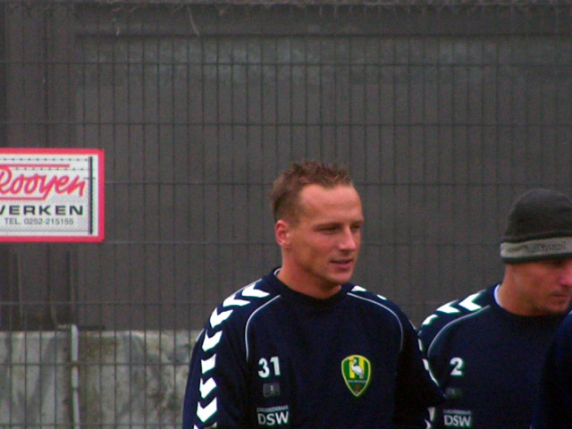 eerste training Edwin de Graaf bij ADO Den Haag