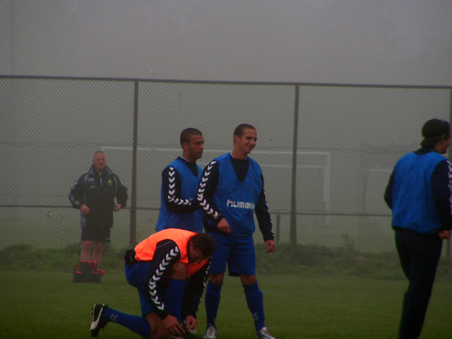 eerste training Edwin de Graaf bij ADO Den Haag