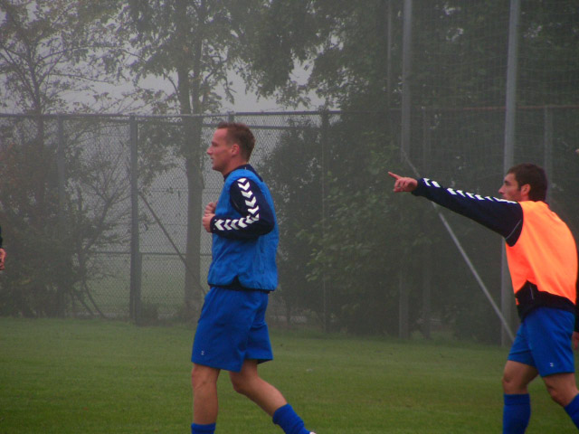 eerste training Edwin de Graaf bij ADO Den Haag