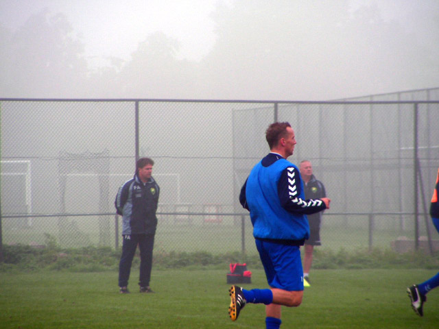 eerste training Edwin de Graaf bij ADO Den Haag